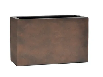 CHESTER RUSTY LITE - Fiber Clay garden pot by PAOLELLI GARDEN - view 2
